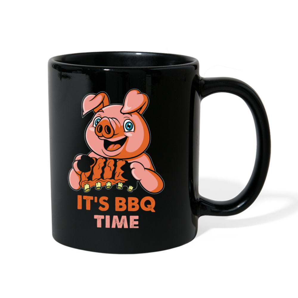 BBQ Time Mug - black