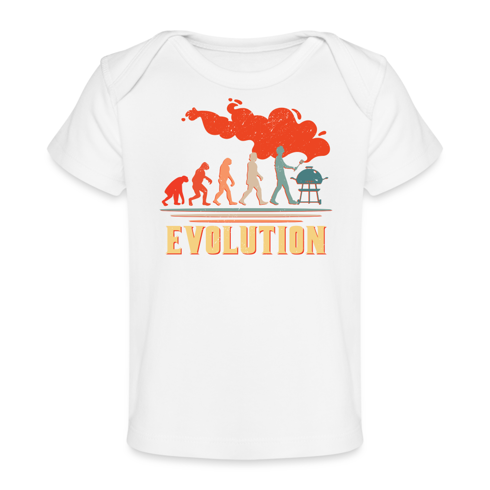 Evolution Organic Baby T-Shirt - white