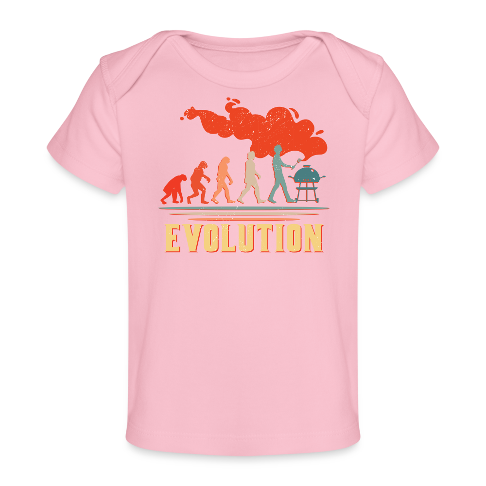 Evolution Organic Baby T-Shirt - light pink