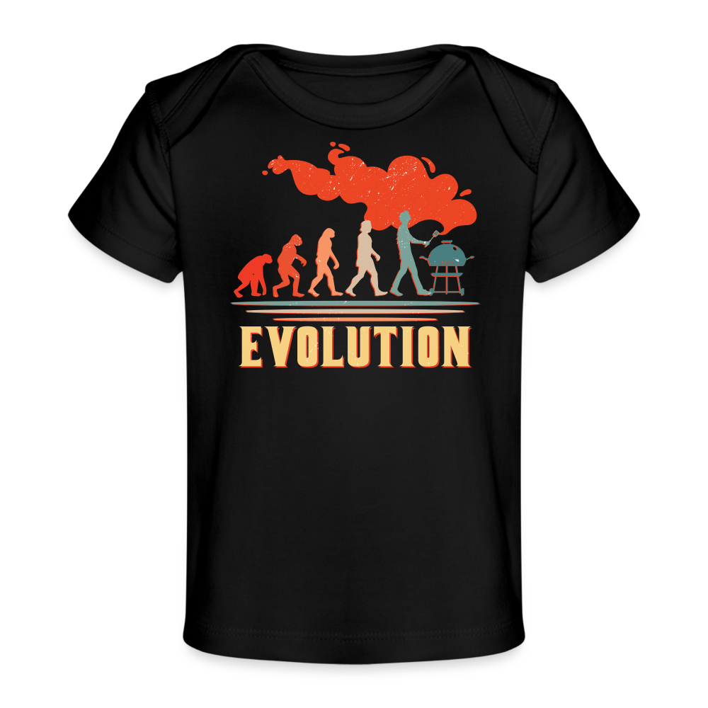 Evolution Organic Baby T-Shirt - black