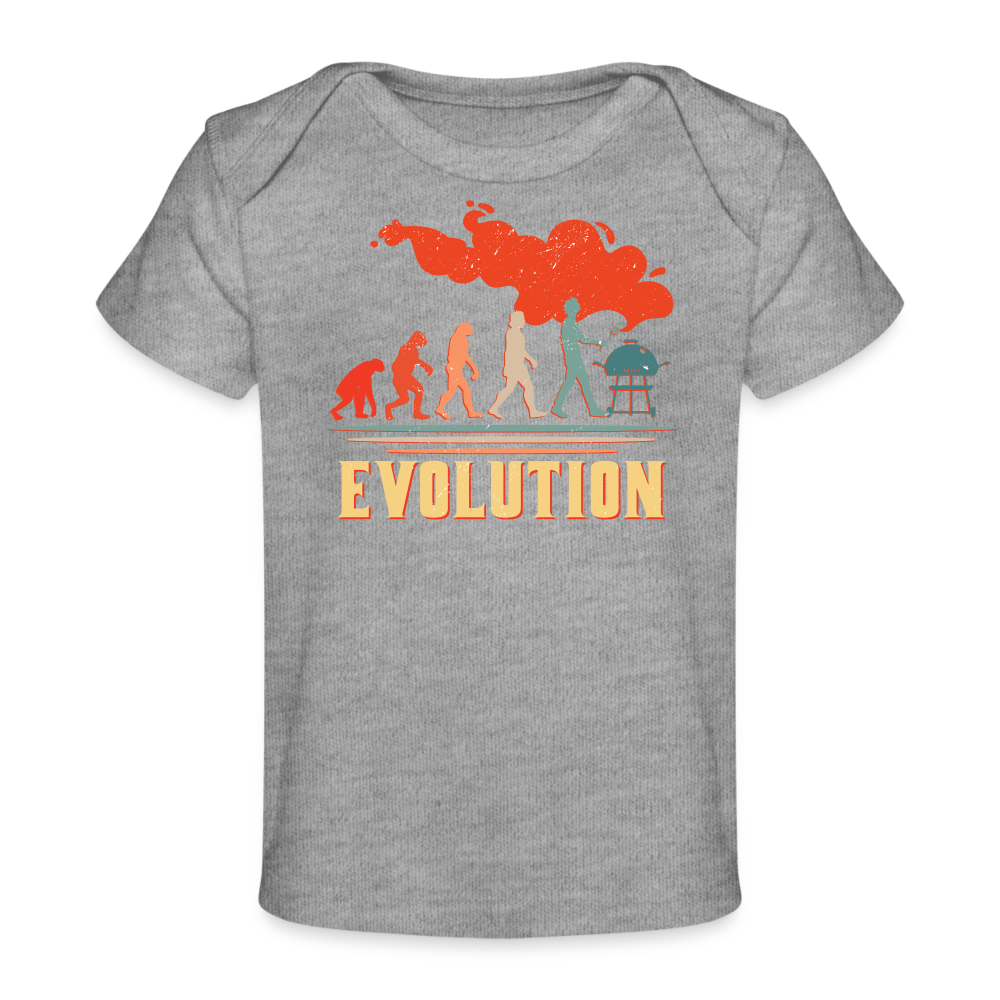 Evolution Organic Baby T-Shirt - heather grey