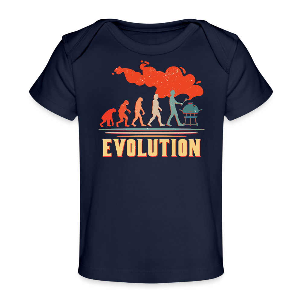 Evolution Organic Baby T-Shirt - dark navy