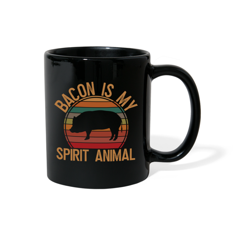 Bacon Spirit Animal Mug - black