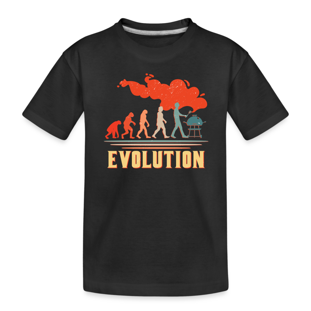 Evolution Toddler Premium Organic T-Shirt - black