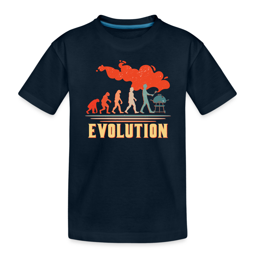 Evolution Toddler Premium Organic T-Shirt - deep navy