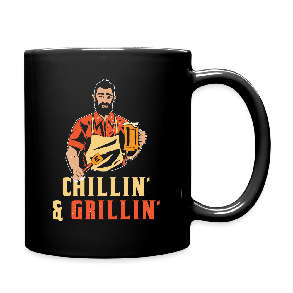 Chillin and Grillin Mug - black