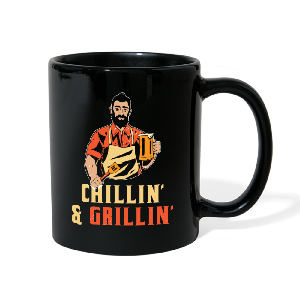 Chillin and Grillin Mug - black