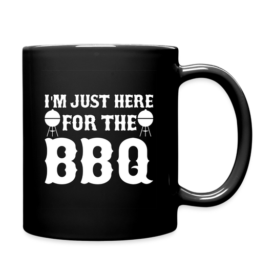 Here For BBQ Mug - black
