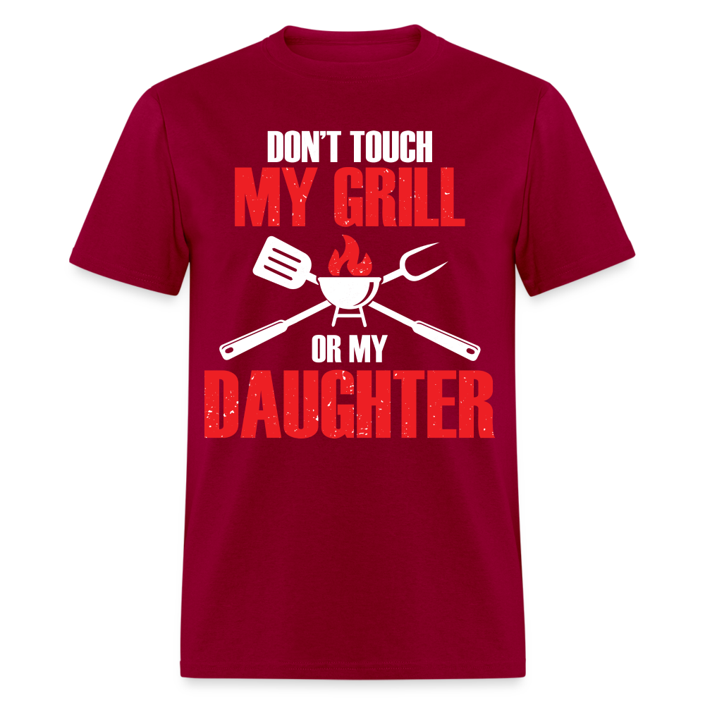 Don't Touch T-Shirt - dark red