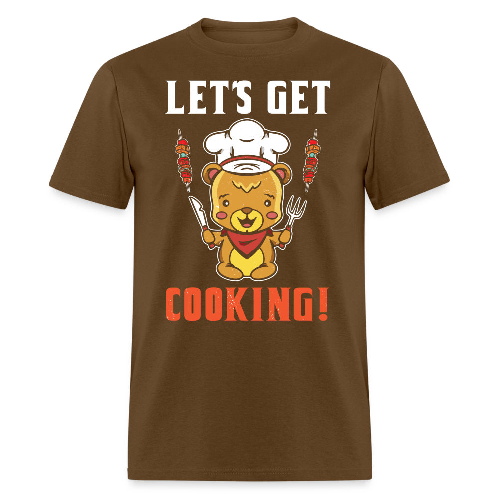 Let's Get Cooking T-Shirt - brown
