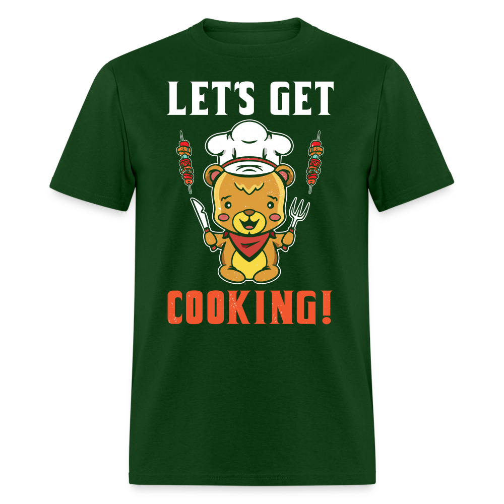 Let's Get Cooking T-Shirt - forest green