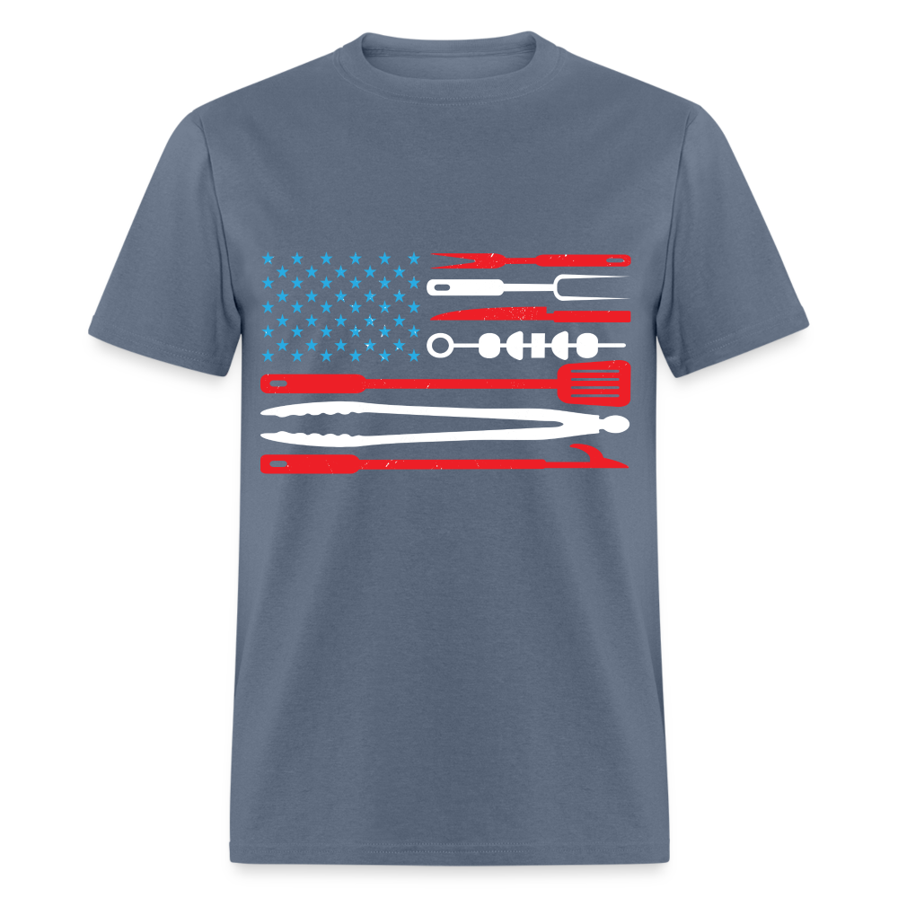 American Flag T-Shirt - denim