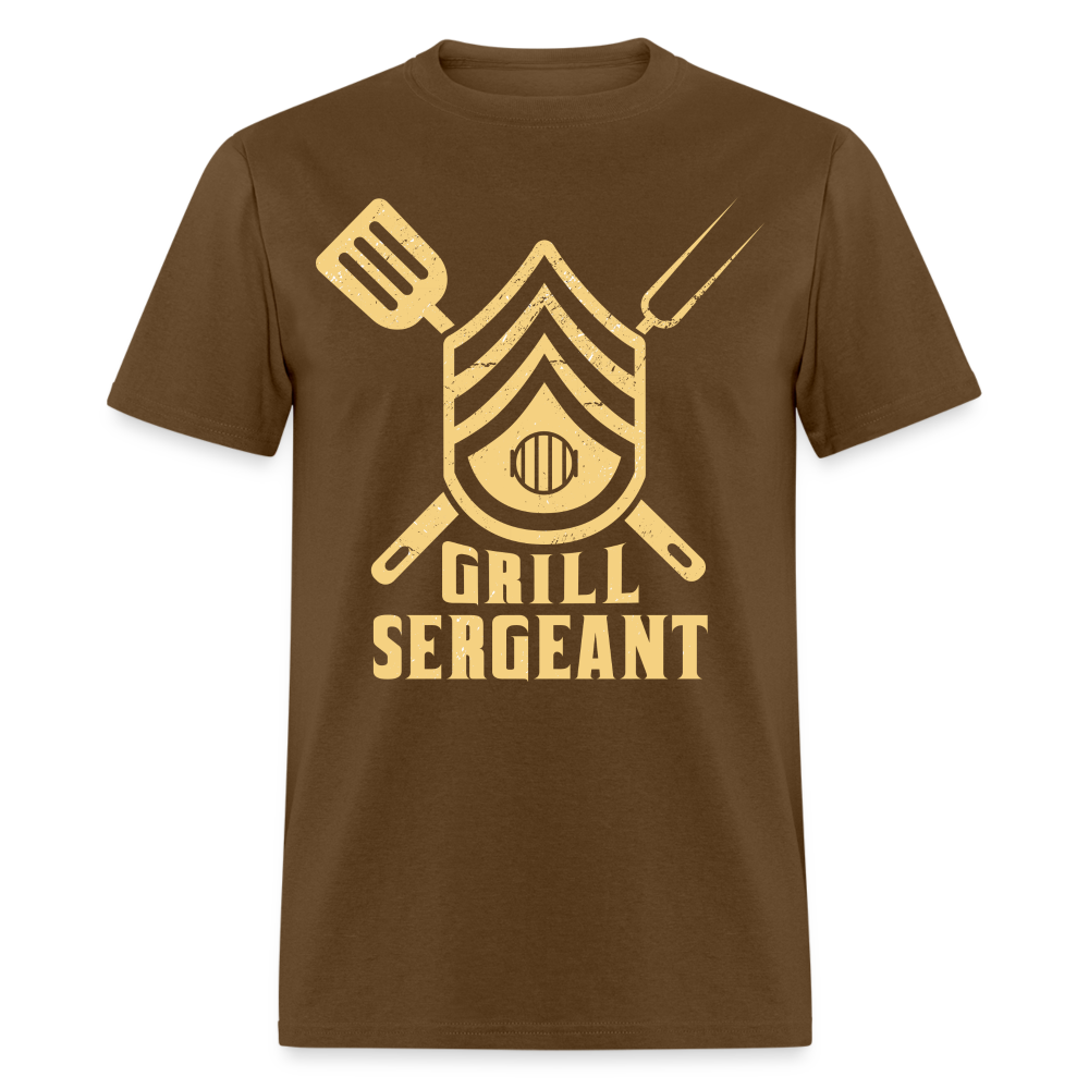 Grill Sergeant T-Shirt - brown