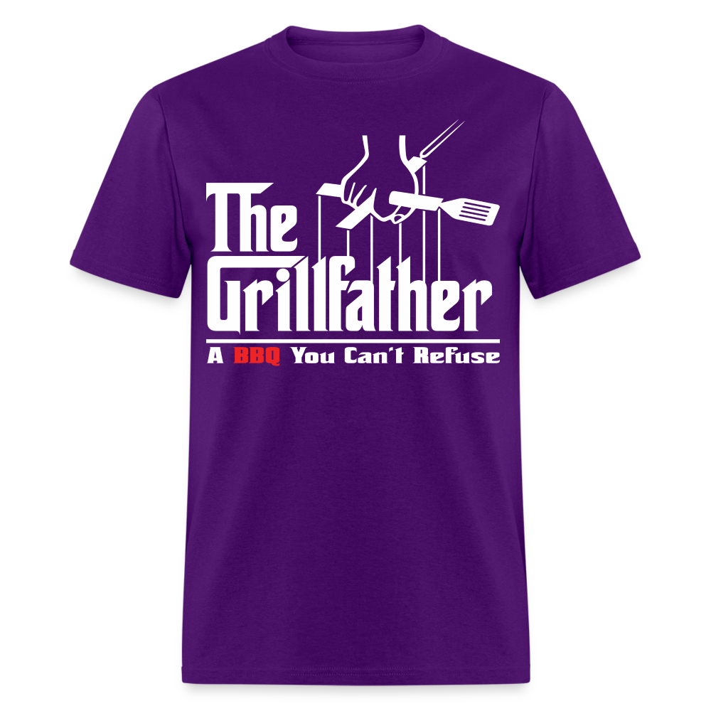 The Grillfather 1 T-Shirt - purple