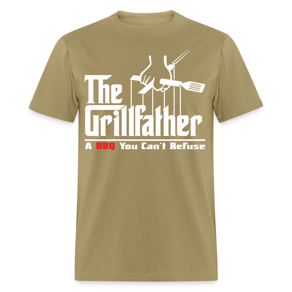 The Grillfather 1 T-Shirt - khaki