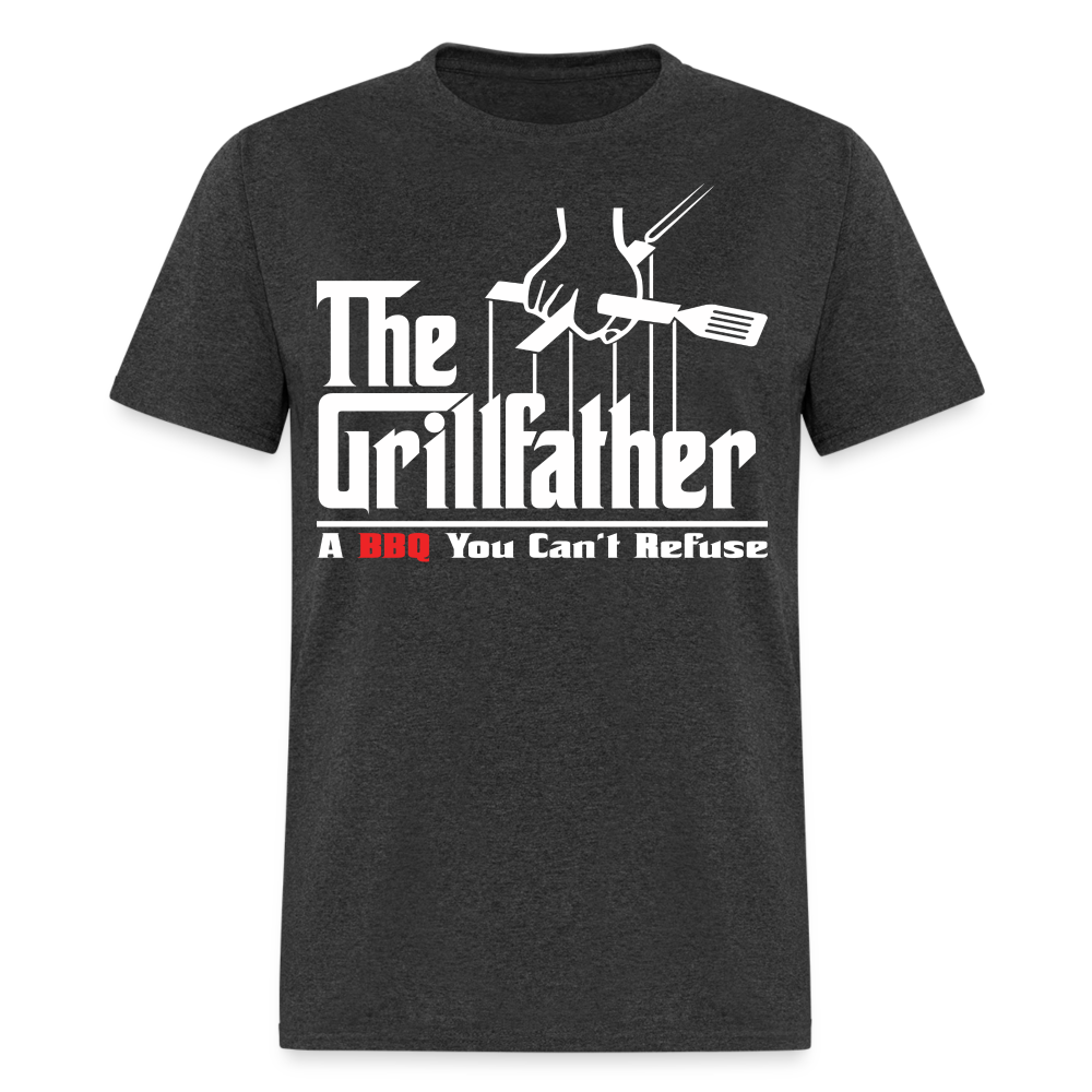 The Grillfather 1 T-Shirt - heather black