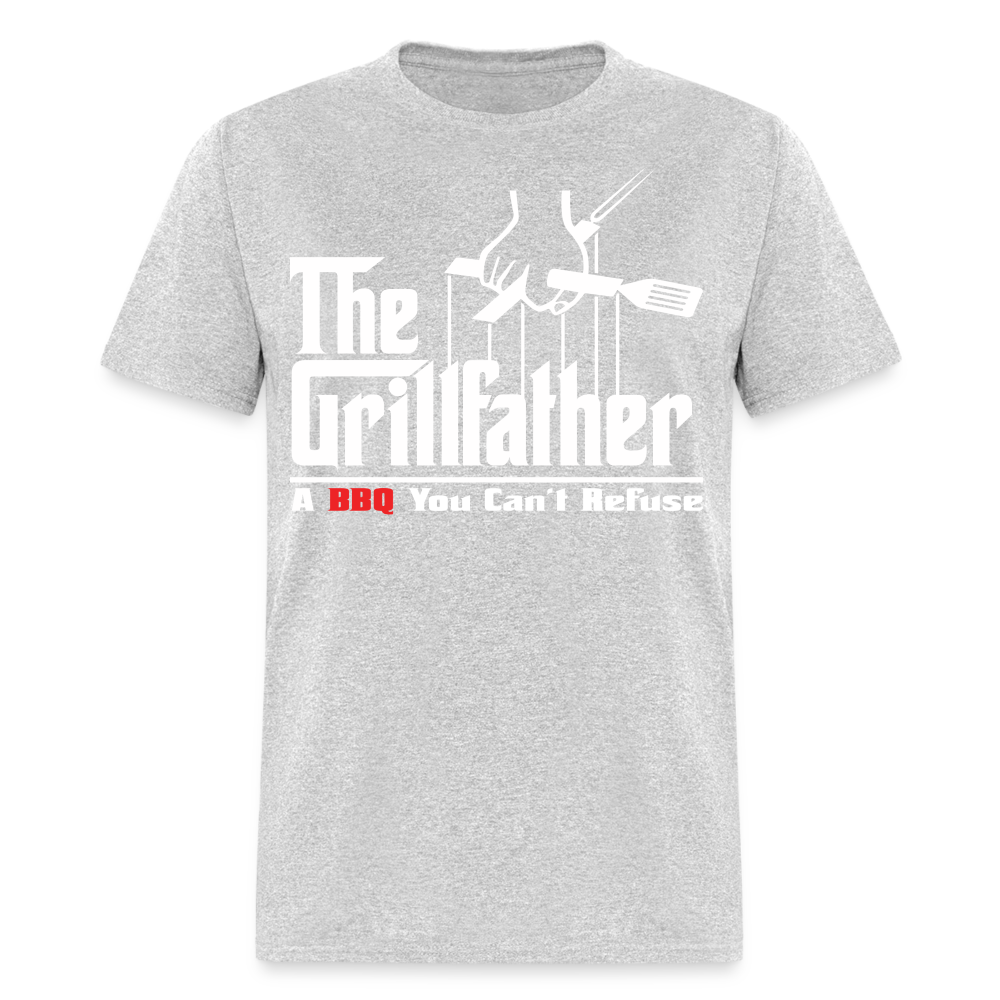 The Grillfather 1 T-Shirt - heather gray