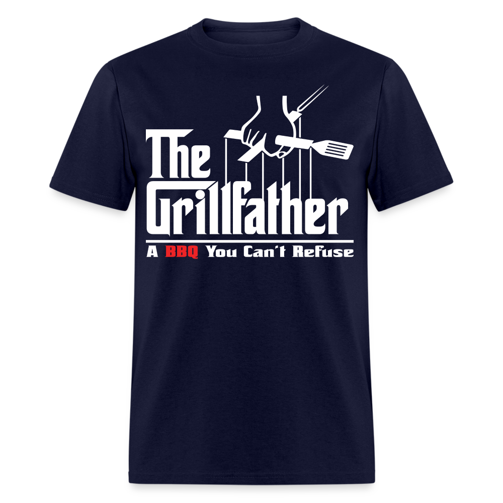 The Grillfather 1 T-Shirt - navy