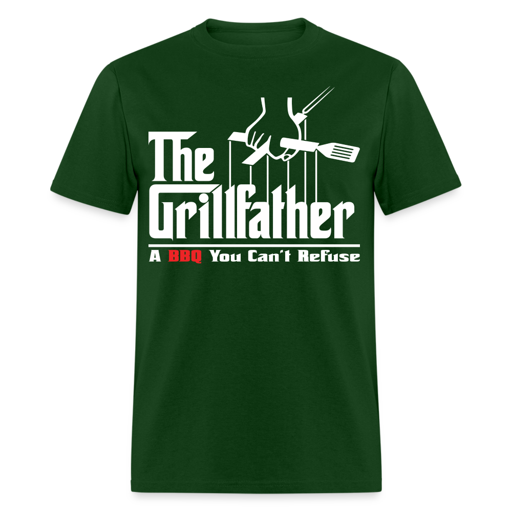 The Grillfather 1 T-Shirt - forest green