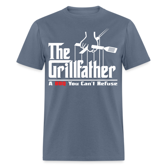 The Grillfather 1 T-Shirt - denim
