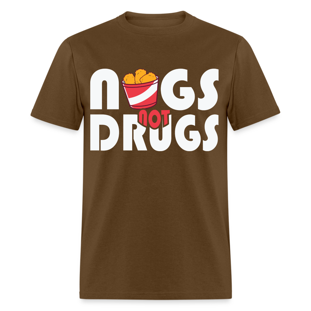 Nugs Not Drugs T-Shirt 1 - brown