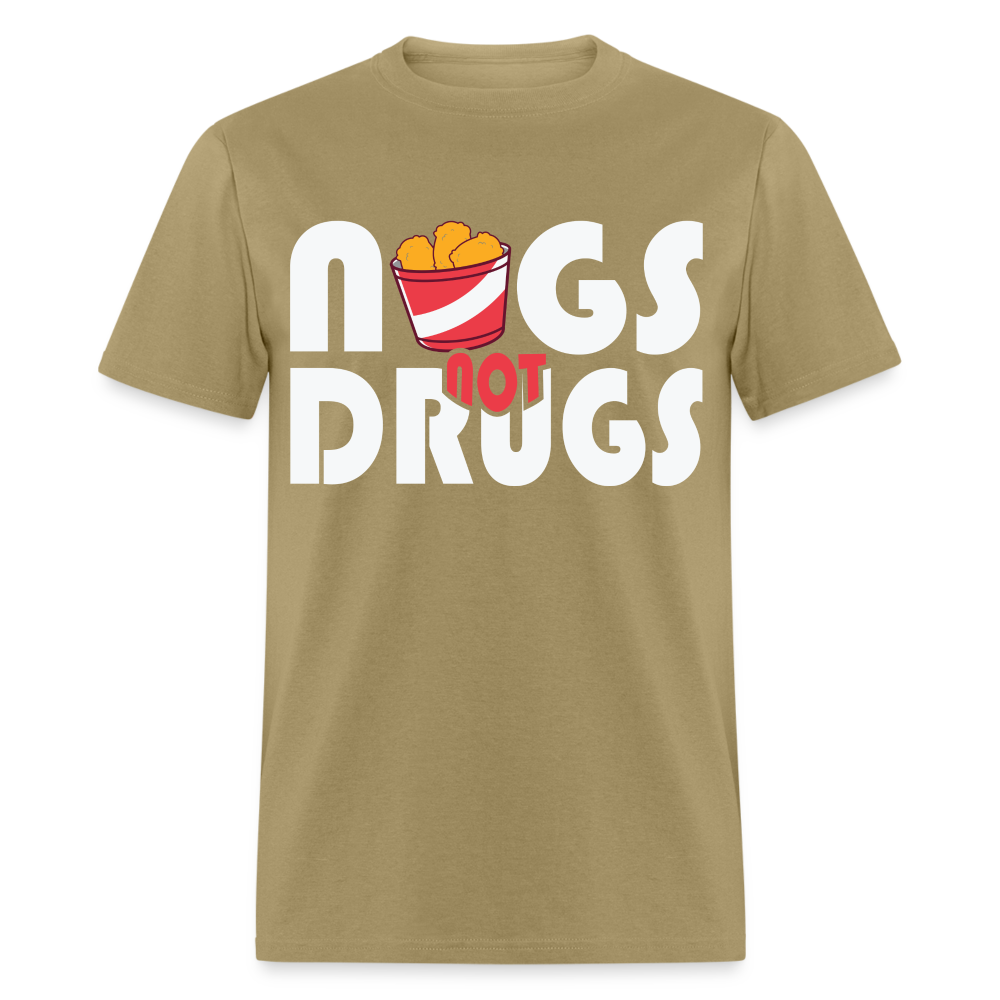 Nugs Not Drugs T-Shirt 1 - khaki