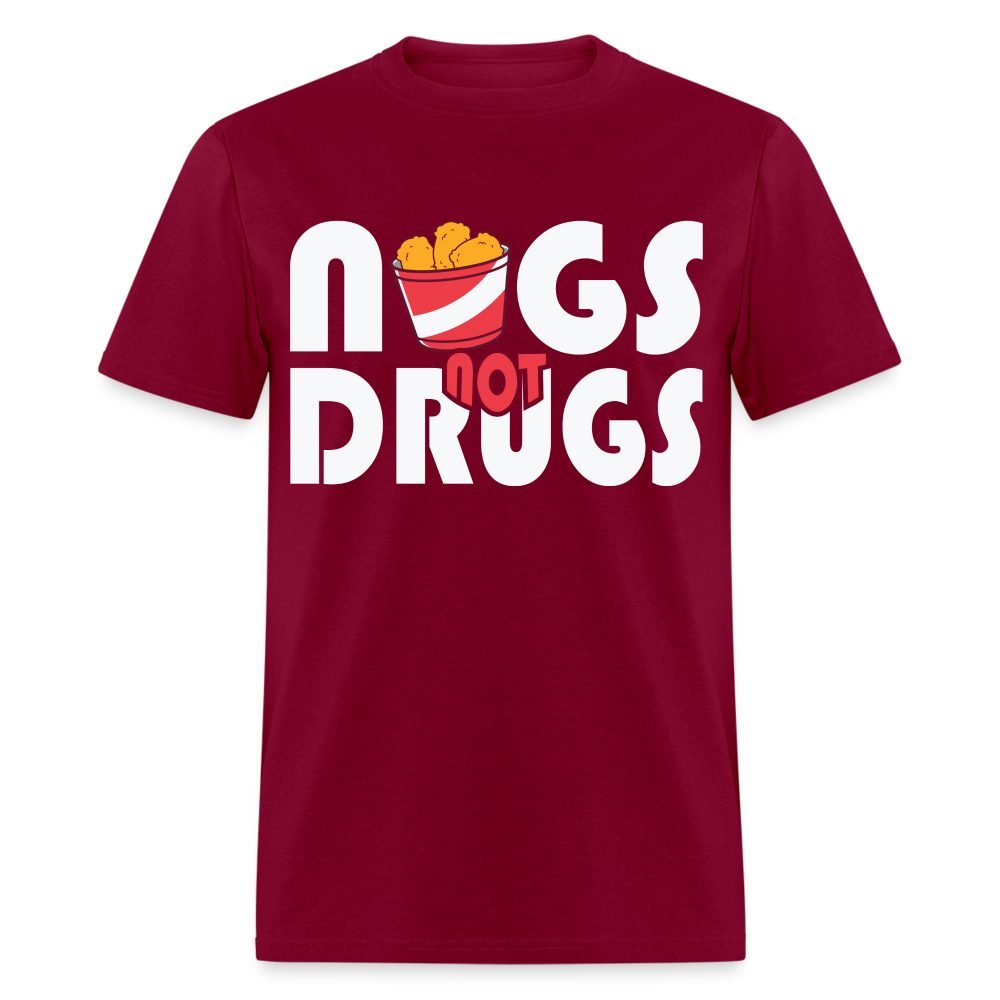 Nugs Not Drugs T-Shirt 1 - burgundy