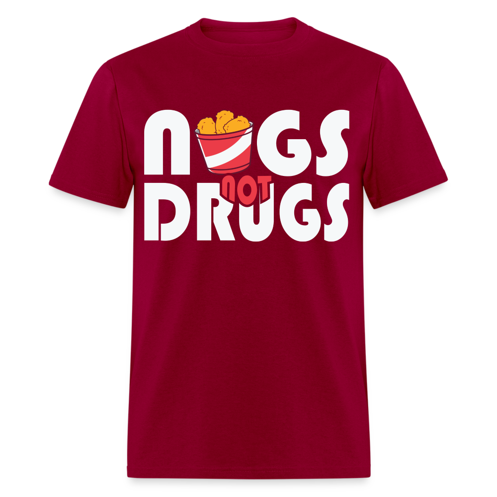 Nugs Not Drugs T-Shirt 1 - dark red