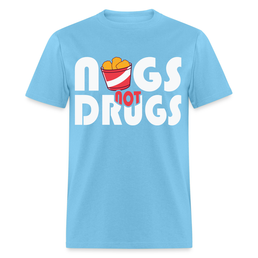 Nugs Not Drugs T-Shirt 1 - aquatic blue