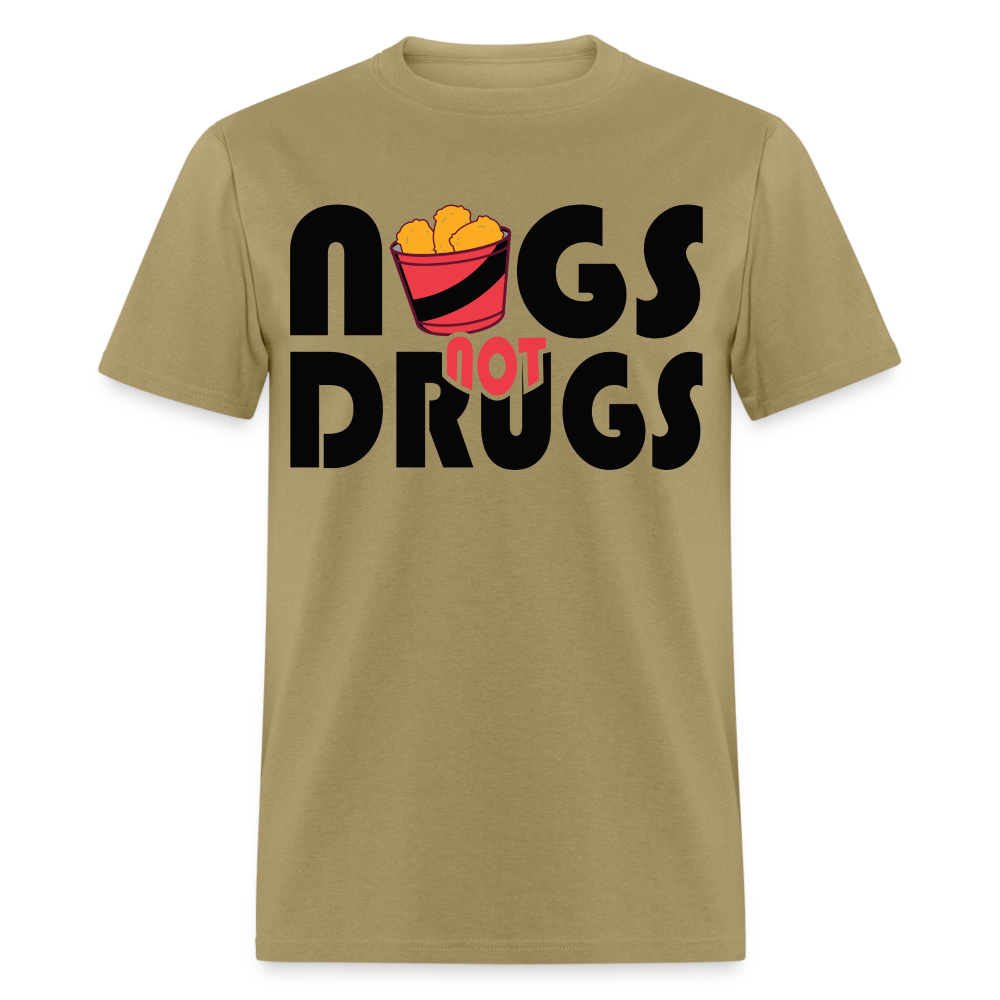 Nugs Not Drugs T-Shirt 2 - khaki