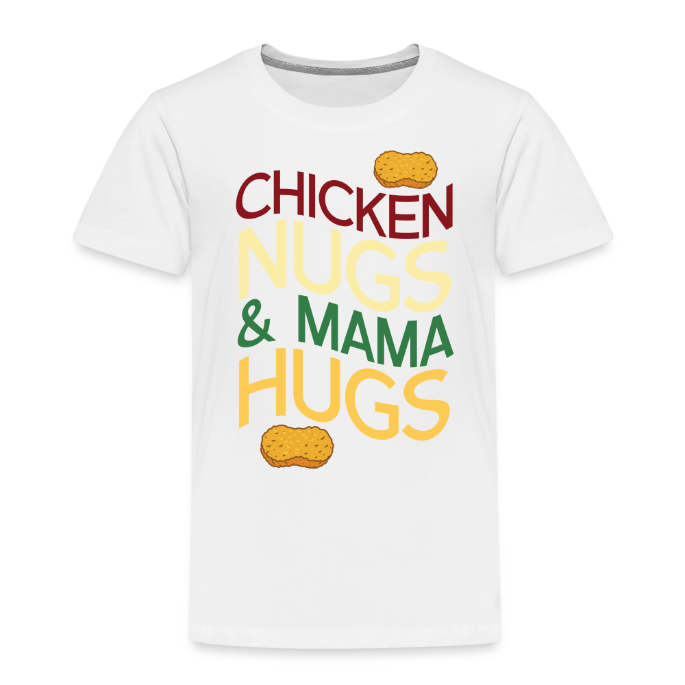 Toddler Nugs And Hugs T-Shirt - white