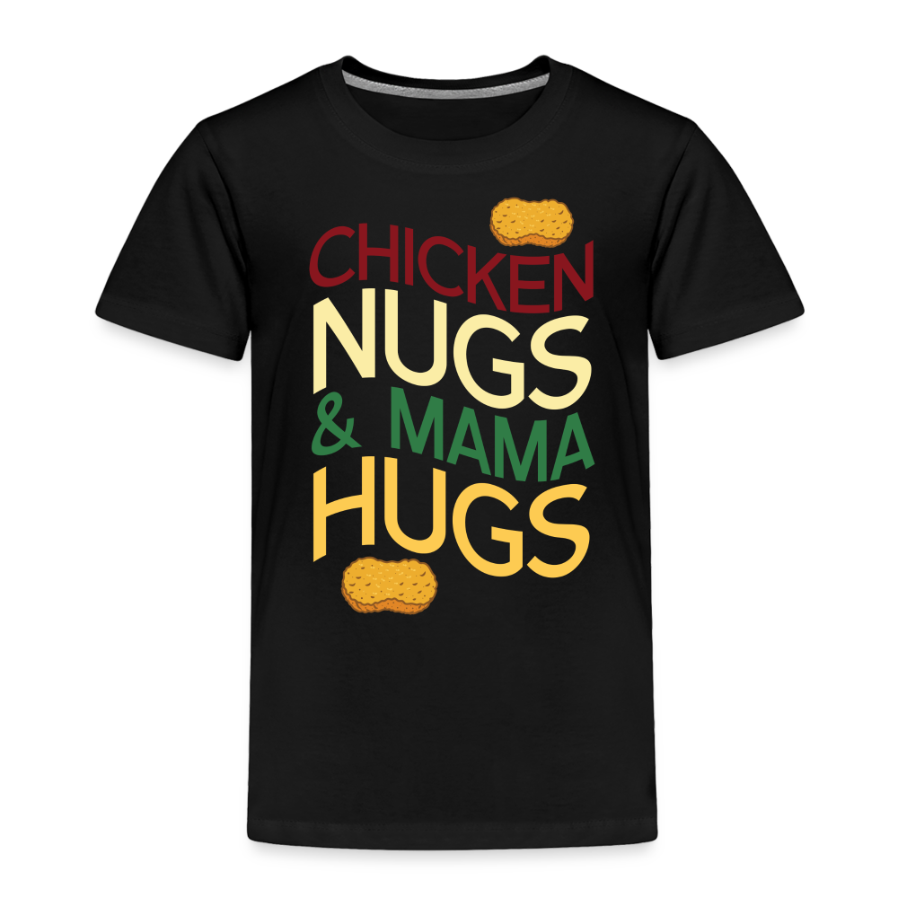 Toddler Nugs And Hugs T-Shirt - black
