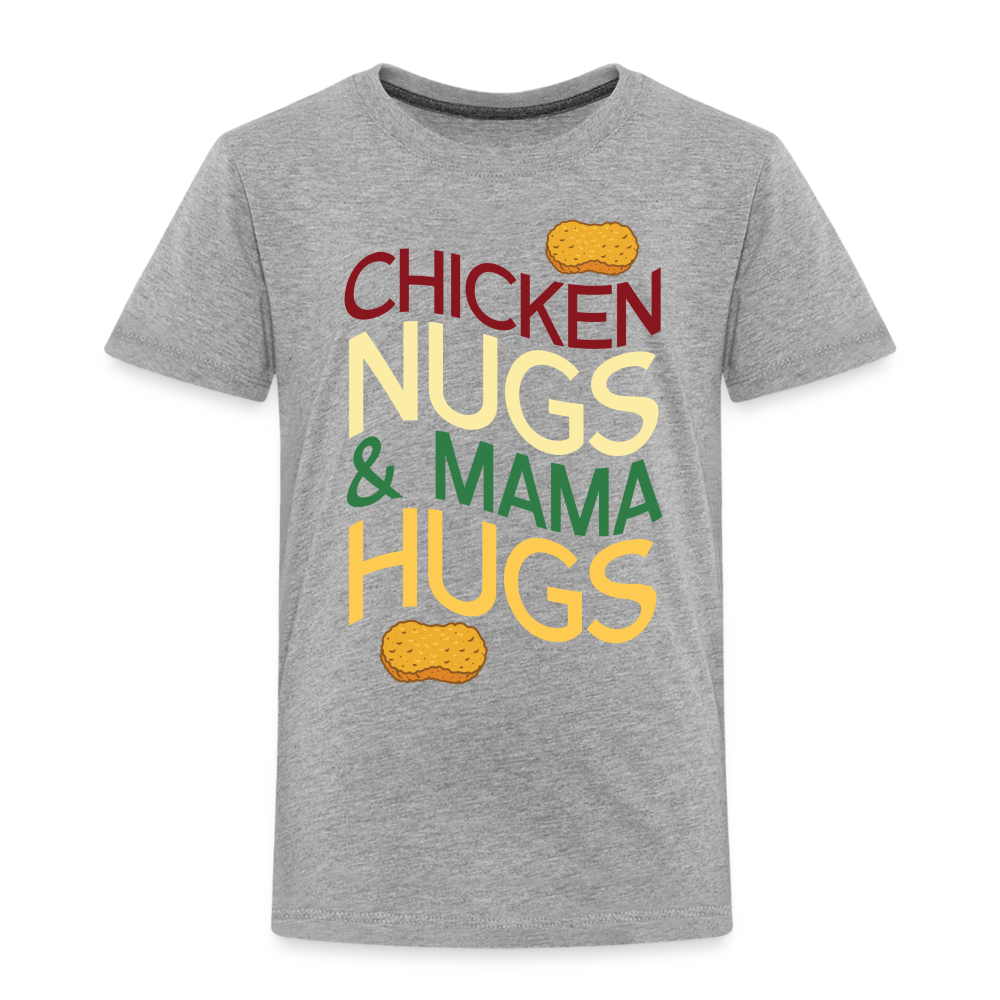 Toddler Nugs And Hugs T-Shirt - heather gray