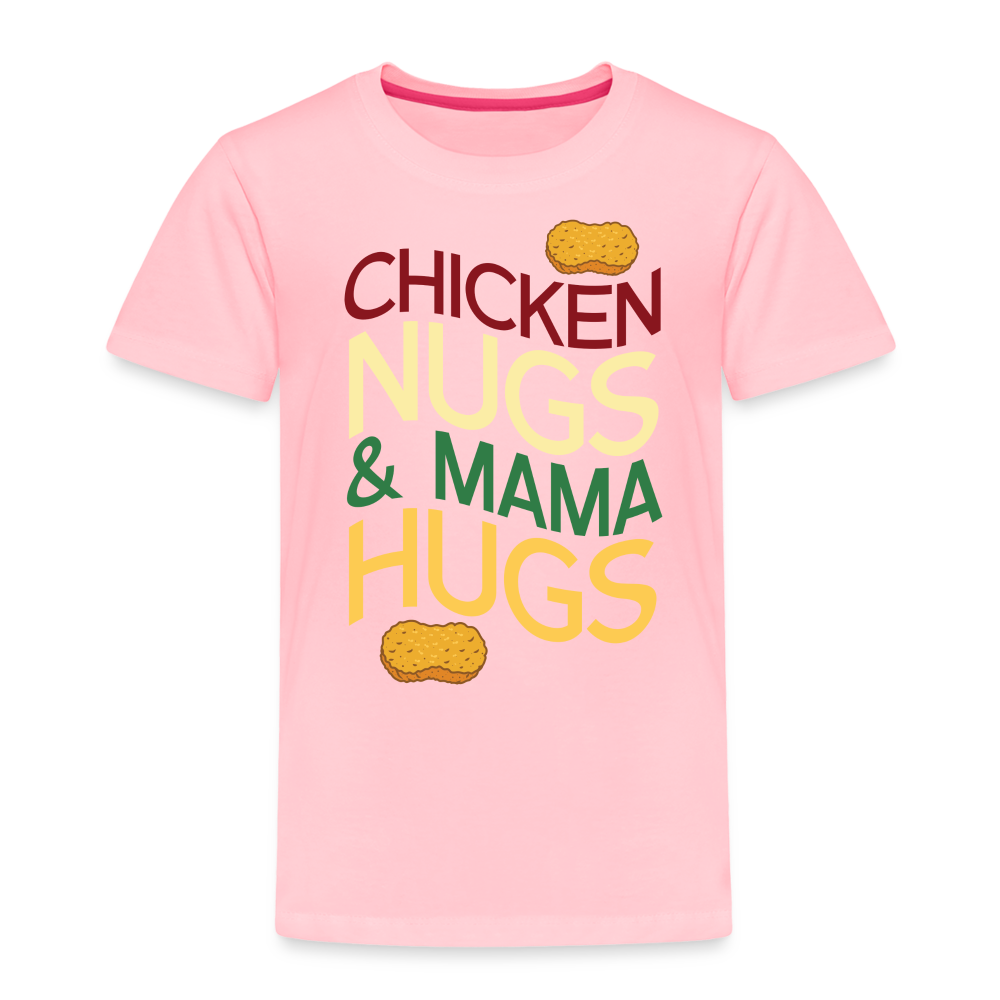 Toddler Nugs And Hugs T-Shirt - pink