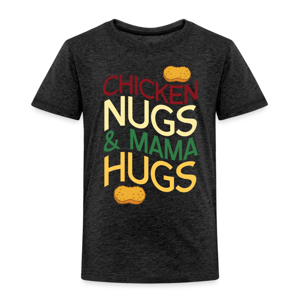 Toddler Nugs And Hugs T-Shirt - charcoal grey