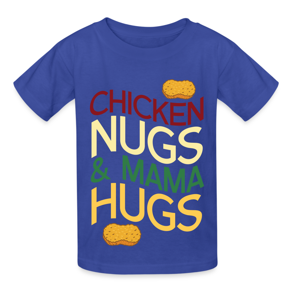 Kids Nugs And Hugs Tagless T-Shirt - royal blue