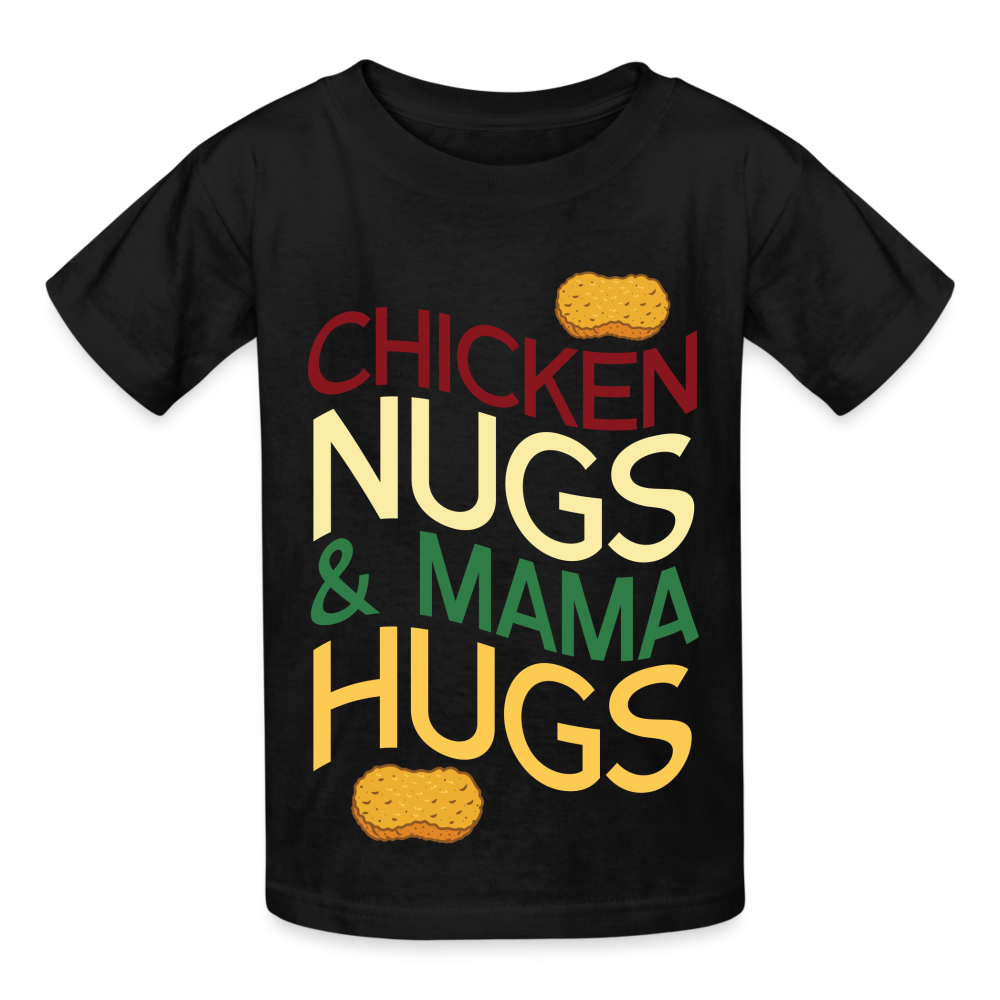 Kids Nugs And Hugs Tagless T-Shirt - black