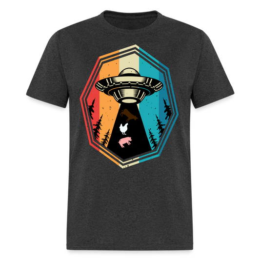 UFO BBQ Classic T-Shirt - heather black