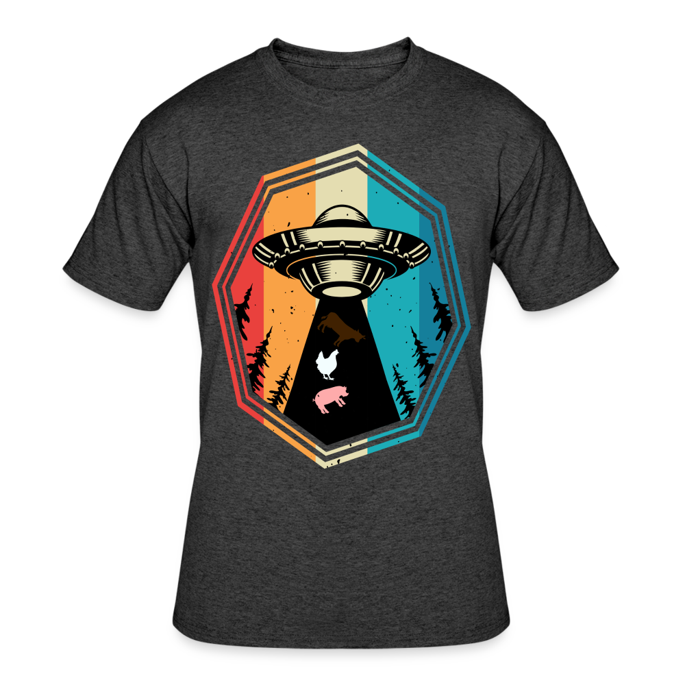 UFO 50/50 T-Shirt - heather black