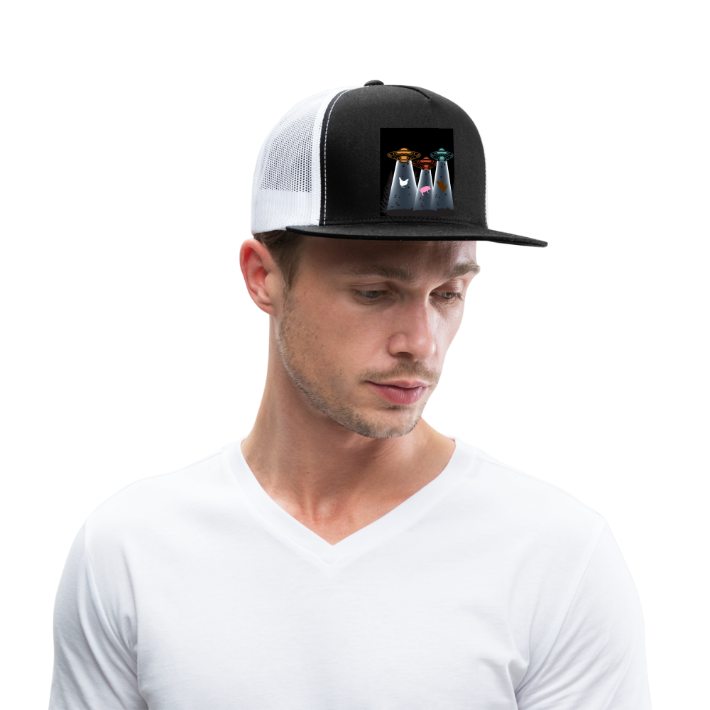 UFO Out of This World Hat - black/white