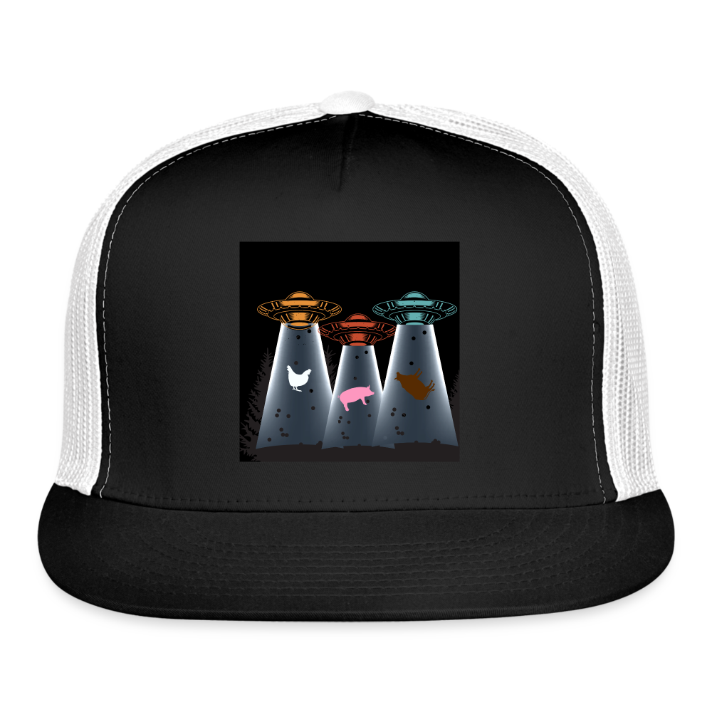UFO Out of This World Hat - black/white