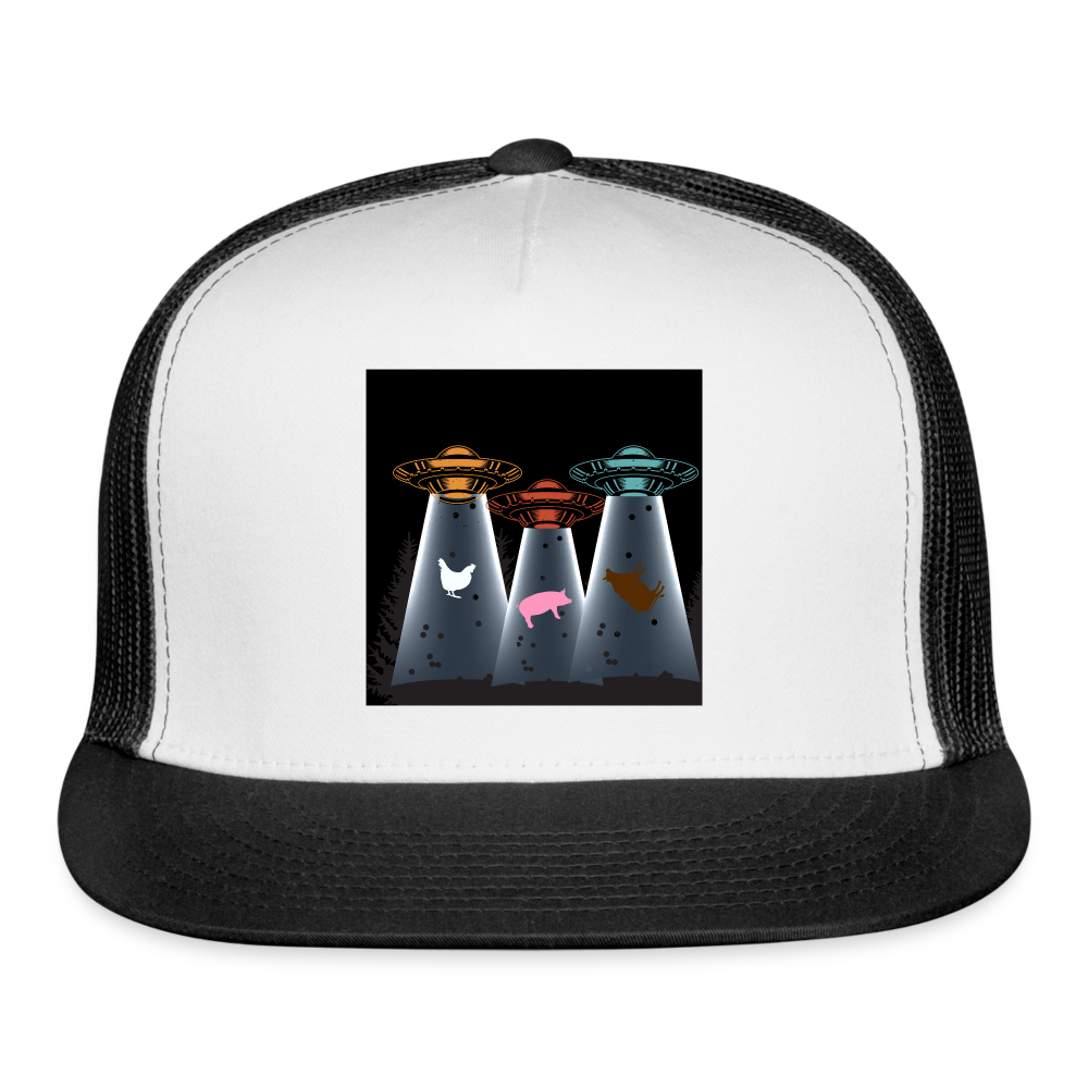 UFO Out of This World Hat - white/black