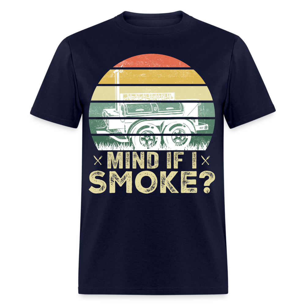 Mind If I Smoke Classic T-Shirt - navy